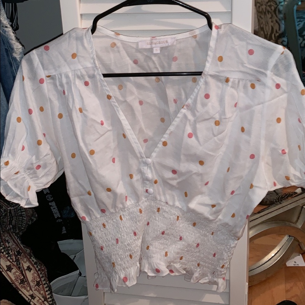 Olivacious crop top
